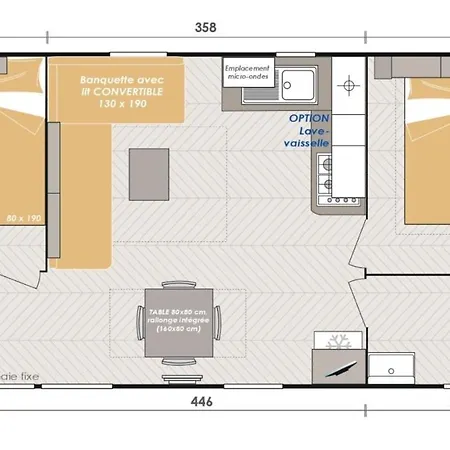 Mobil-home Dan Dom Campingplatz
