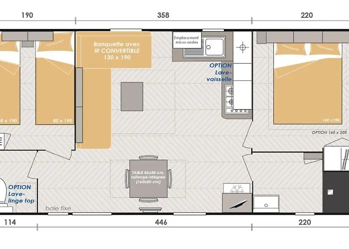 Mobil-home Dan Dom Campingplatz
